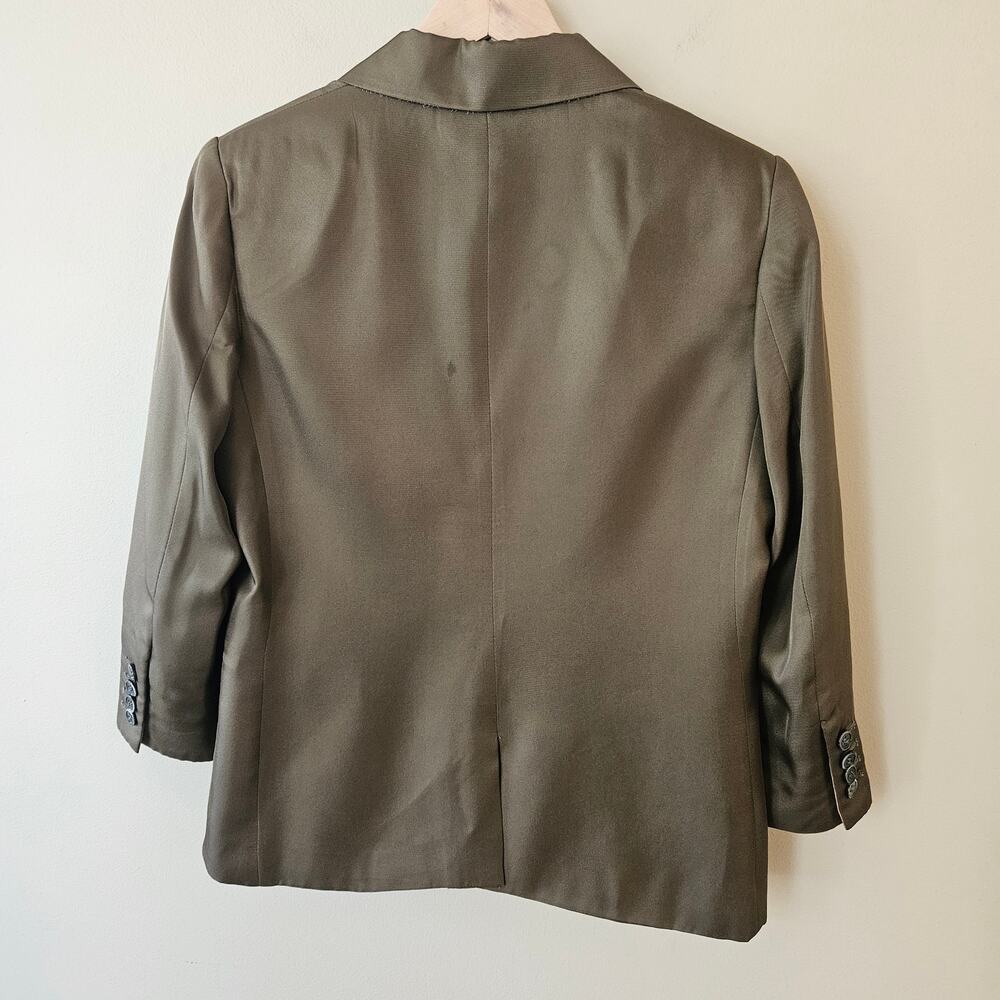 Veronica Beard Silk Single-Button Blazer, Size 1 … - image 4